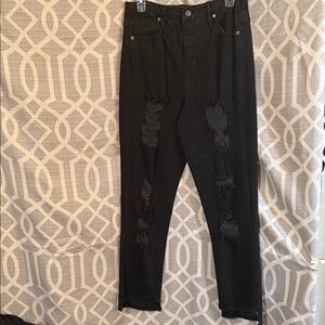 Mossimo Supply Co. Black Straight Leg Jeans size 10